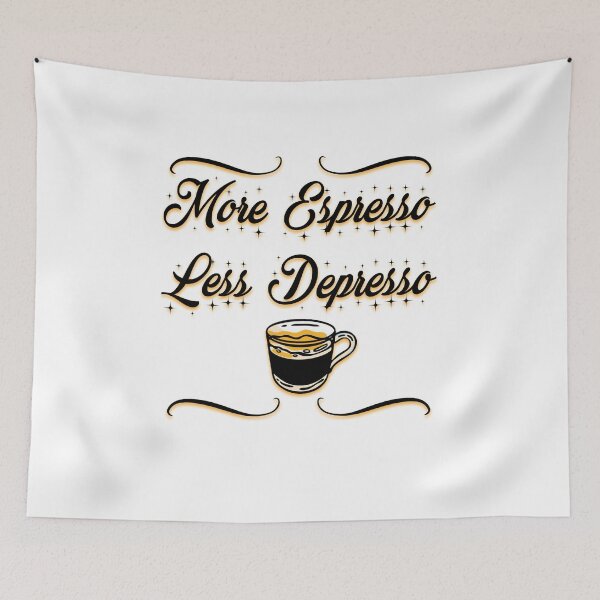 Item preview, More Espresso Less Depresso designed and sold by ErmessThiings.