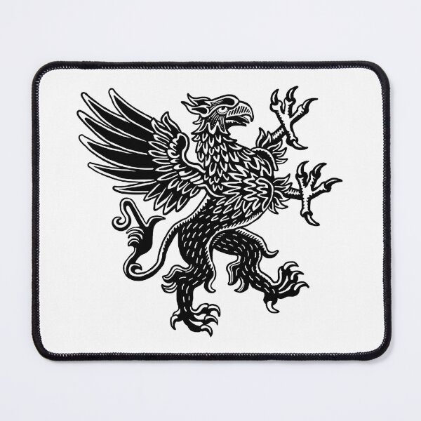 Item preview, Griffin - Black and White designed and sold by Artberry.