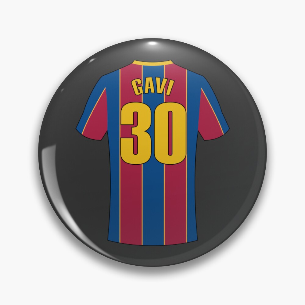 Gavi barcelona football jersey number 30 Poster for Sale by