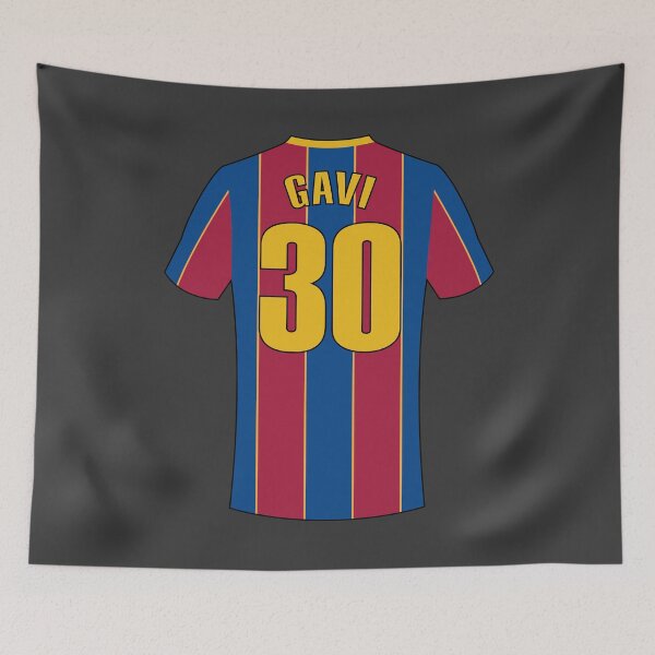 Item preview,  gavi barcelona football jersey number 30 designed and sold by Justtrendytees.