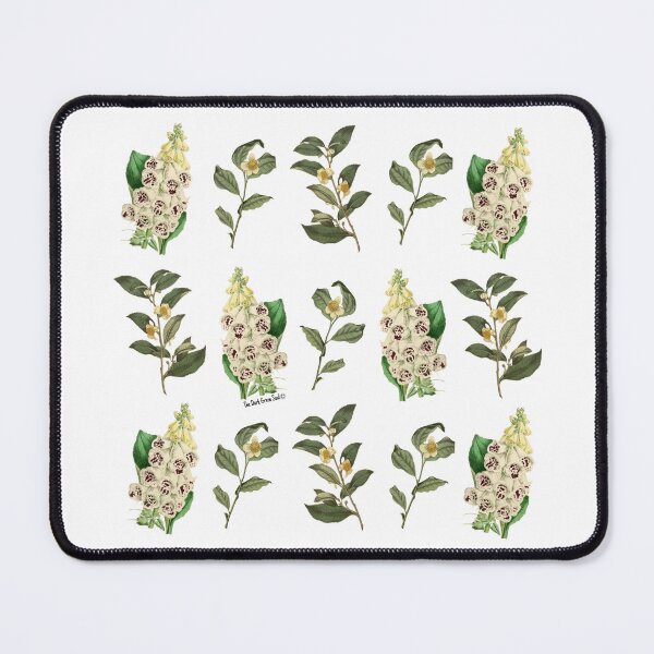 Item preview, Flowers & Tea Pattern - White designed and sold by DarkGreenSoul.