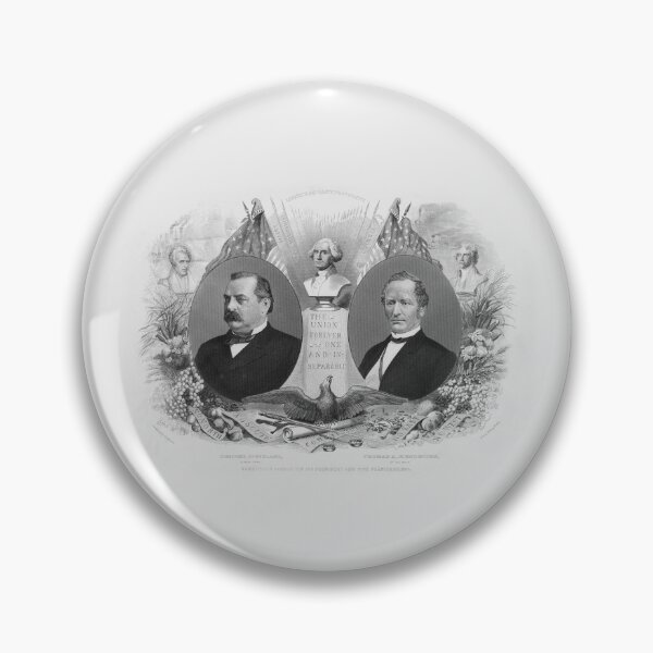 Item preview, Grover Cleveland and Thomas Hendricks - Democratic Candidates - 1884 designed and sold by warishellstore.