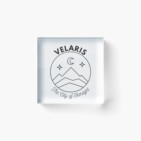 Item preview, to the stars who listen ACOTAR Shirt Sticker Velaris the city of starlight designed and sold by LunarPeachArts.