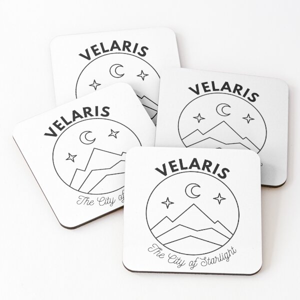 Item preview, to the stars who listen ACOTAR Shirt Sticker Velaris the city of starlight designed and sold by LunarPeachArts.