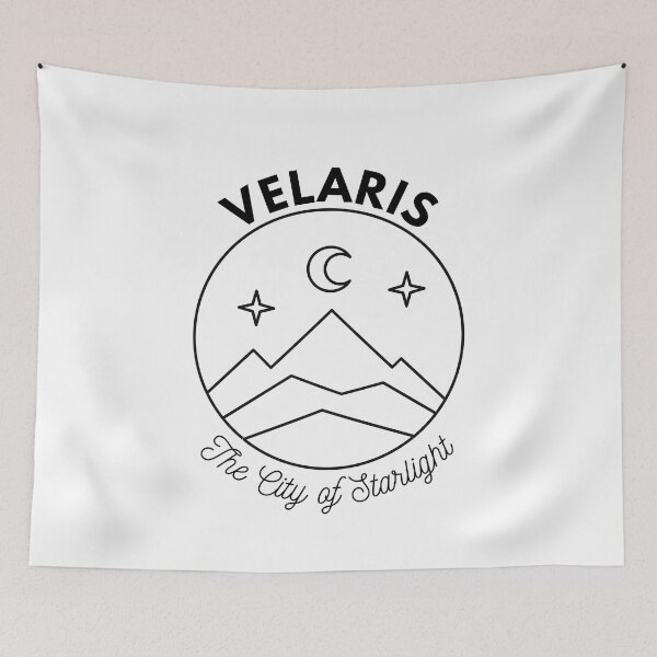 Item preview, to the stars who listen ACOTAR Shirt Sticker Velaris the city of starlight designed and sold by LunarPeachArts.