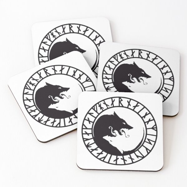 Item preview, NORSE WOLF -Good vs Evil  designed and sold by RENAGADE4LYF.