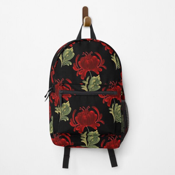 Item preview, Red Folk Art Mum (Black) designed and sold by HildegunStudio.