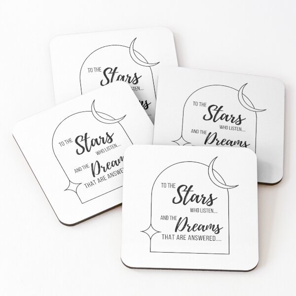 Item preview, to the stars who listen ACOTAR Shirt Sticker Velaris the city of starlight designed and sold by LunarPeachArts.