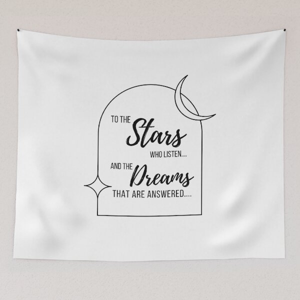 Item preview, to the stars who listen ACOTAR Shirt Sticker Velaris the city of starlight designed and sold by LunarPeachArts.