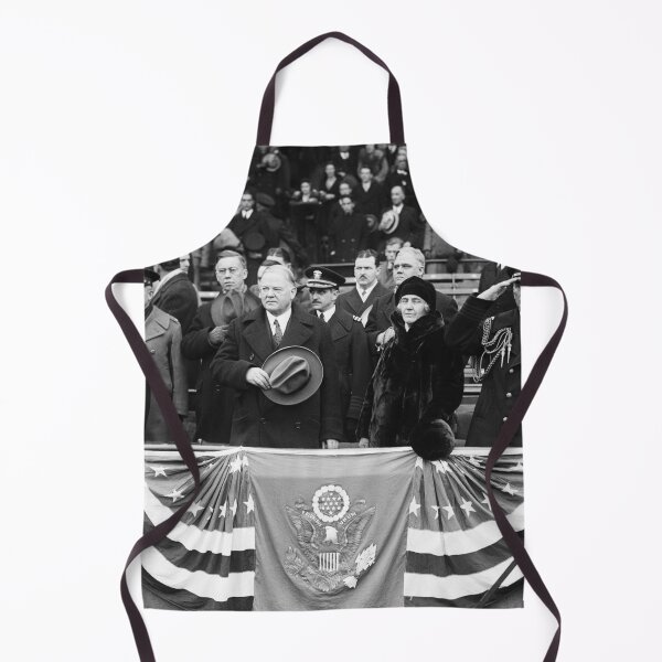 Item preview, President Hoover and First Lady Lou Henry Hoover At Football Game - 1930 designed and sold by warishellstore.