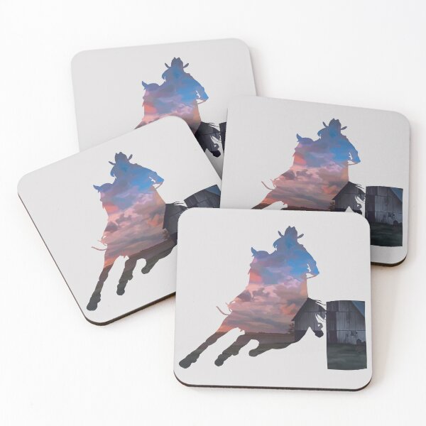 Item preview, Barrel Rider 1: Farm Sunset designed and sold by Zia Frazier.