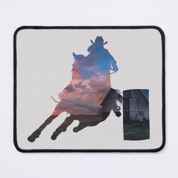 Item preview, Barrel Rider 1: Farm Sunset designed and sold by Zia Frazier.