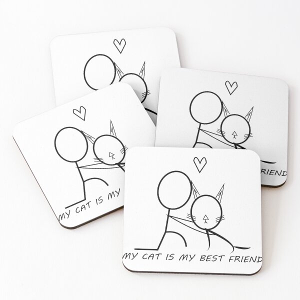 Item preview, MY CAT IS MY BEST FRIEND designed and sold by DKMarcaz.