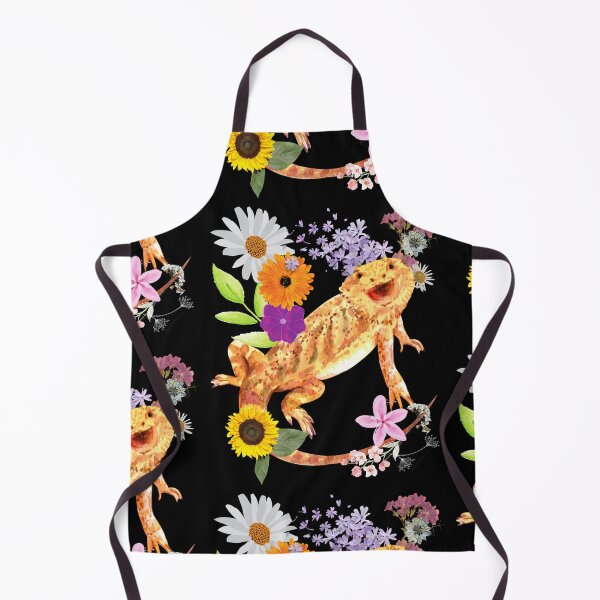 Item preview, Bearded Dragon Loves Flowers Colorful Design designed and sold by EarthArtDesigns.