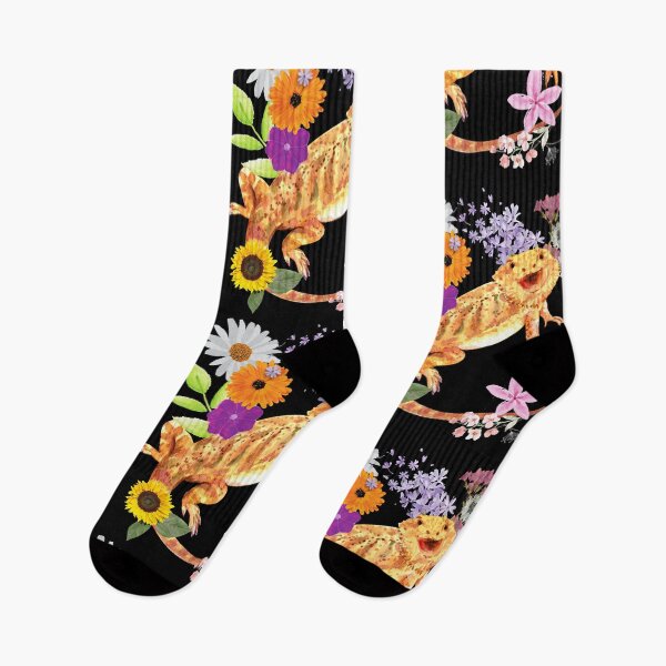 Item preview, Bearded Dragon Loves Flowers Colorful Design designed and sold by EarthArtDesigns.