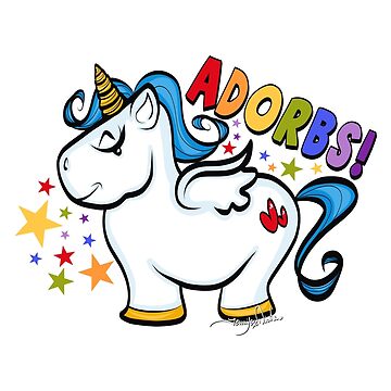 Artwork thumbnail, Adorbs Unicorn by Art In The Garage by Art In The Garage
