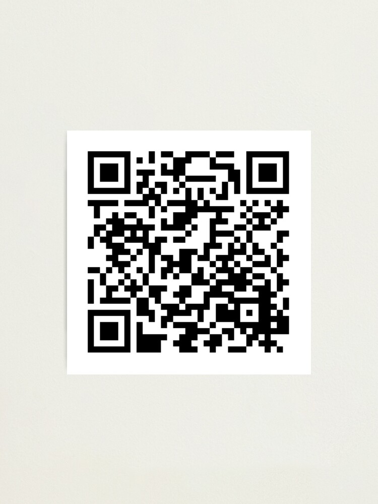 "The Loud House Revamped QR Code (without blurb)" Photographic Print