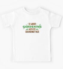 I Love Gardening With My Grandmother Kids Tee
