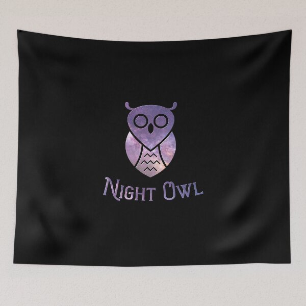 Item preview, A Night Owl with Starry Letters designed and sold by KemeDesign.