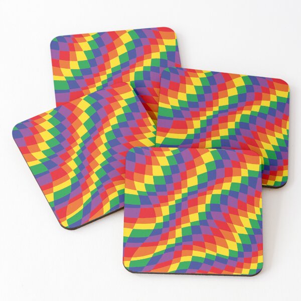 Item preview, Rainbow Checkerboard designed and sold by Texterns.