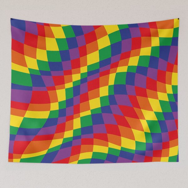 Item preview, Rainbow Checkerboard designed and sold by Texterns.
