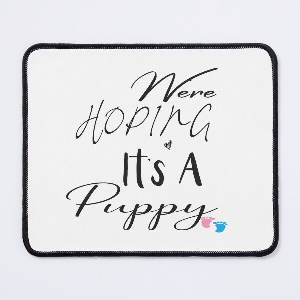 Item preview, We're Hoping It's A Puppy, Pregnancy, I'm Pregnant, Pregnancy Announcement, Pregnancy Reveal,Baby Reveal  designed and sold by ASSOUKI9.