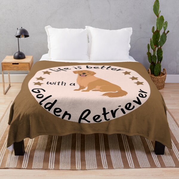 Item preview, Golden Retriever, Life is better with a golden designed and sold by BronikowskiART.