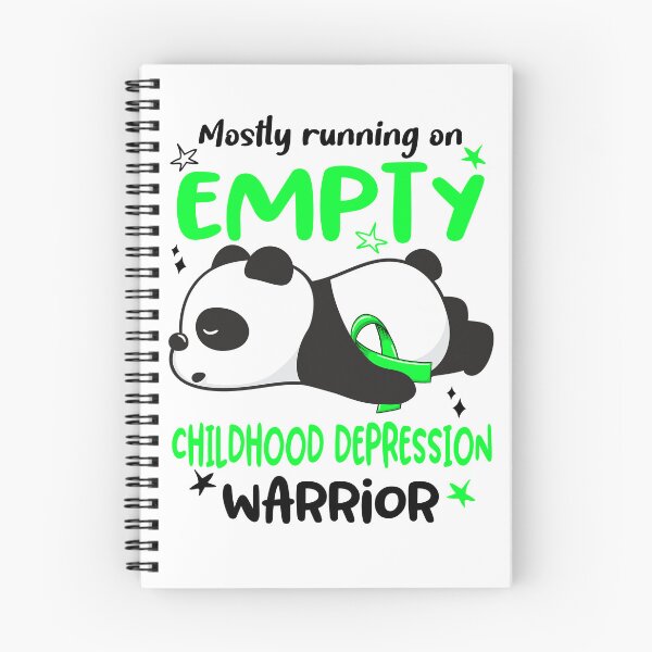 Item preview, Childhood Depression Awareness - Mostly Running On Empty Childhood Depression Warrior designed and sold by Hilten.