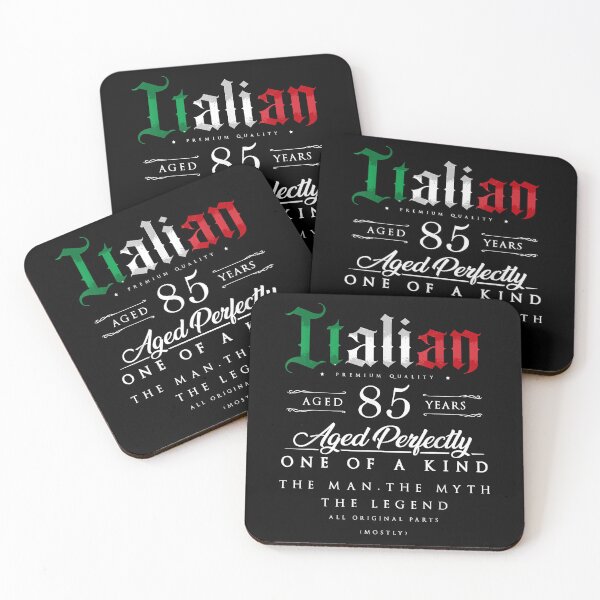 Item preview, 85th Birthday Gift Italian Age 85 years old born in Italy T-Shirt designed and sold by zemelshkas.