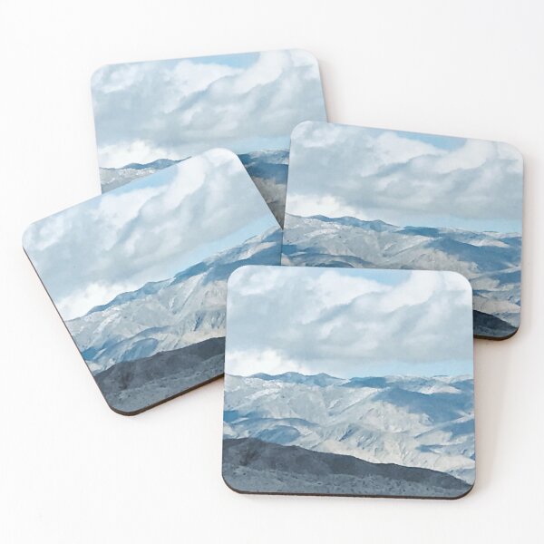 Item preview, Blue Shadow Mountains With Clouds In Aqua Sky designed and sold by DEC02.