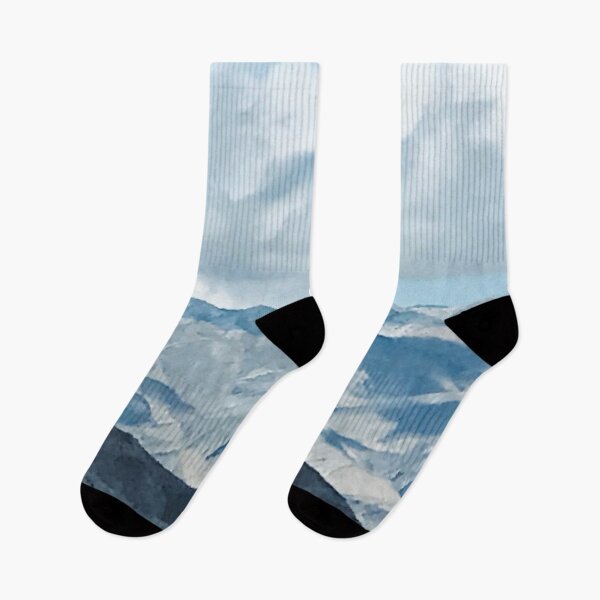 Item preview, Blue Shadow Mountains With Clouds In Aqua Sky designed and sold by DEC02.