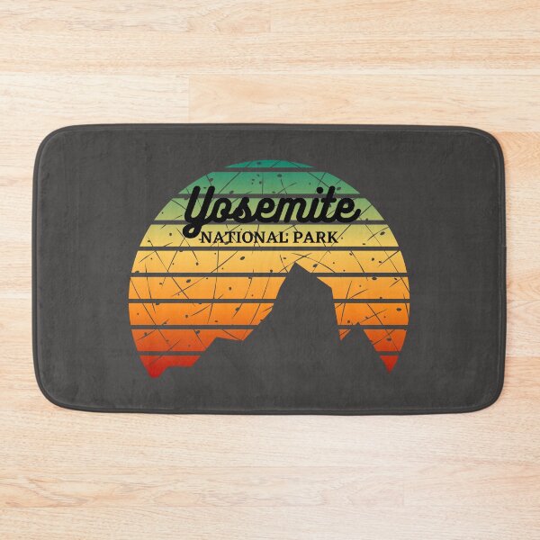 Item preview, Retro Yosemite National Park Mountain - Nature Hiking Mountain Camping National Park Lover designed and sold by Pawfect-Purr.