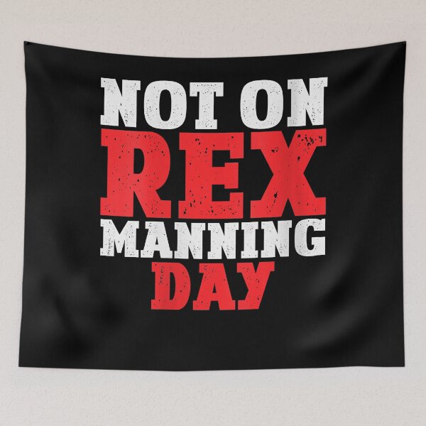Item preview, Womens Not On Rex Manning Day V-Neck T-Shirt designed and sold by zemelshkas.
