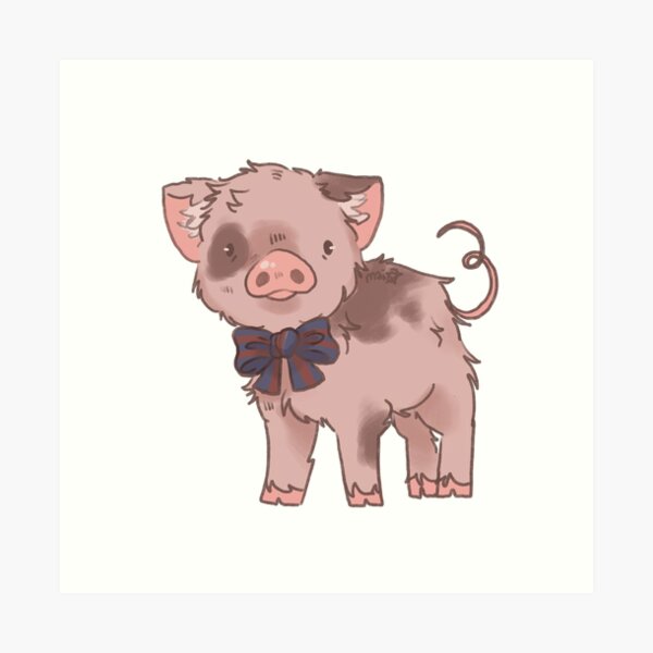 Baby piglet Art Print