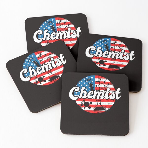 Artikelvorschau, Chemiker US-amerikanische Flagge Wissenschaftler Chemistry Science Clinic entworfen und verkauft von TomGiantDesigns.
