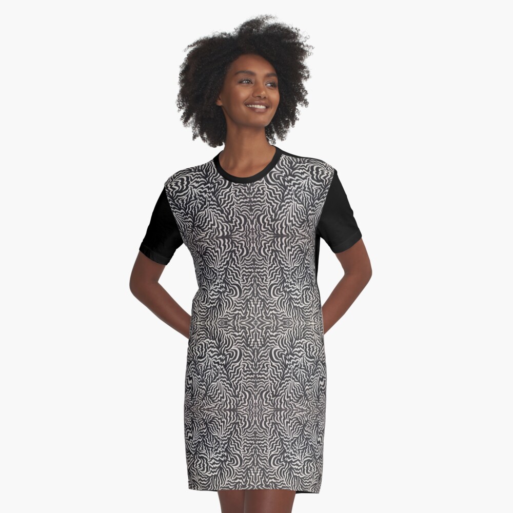 Item preview, Graphic T-Shirt Dress designed and sold by Sznajberg.