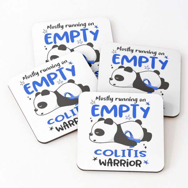 Item preview, Colitis Awareness - Mostly Running On Empty Colitis Warrior designed and sold by Hilten.