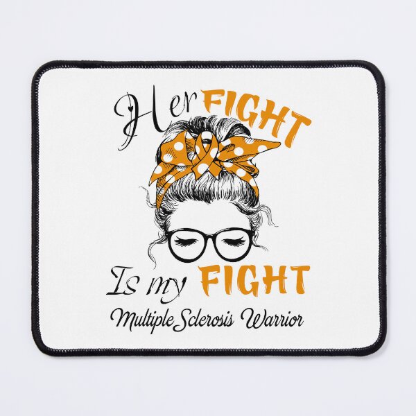 Item preview, Multiple Sclerosis Awareness - Her Fight is my Fight - Support Multiple Sclerosis Gifts designed and sold by Aaron309.