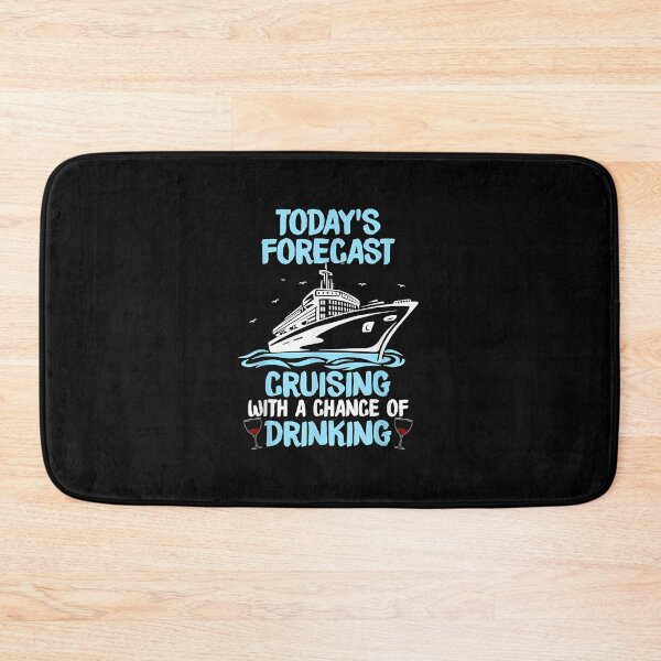 Item preview, Today's Forecast Cruising With A Chance Of Drinking T-Shirt designed and sold by zemelshkas.