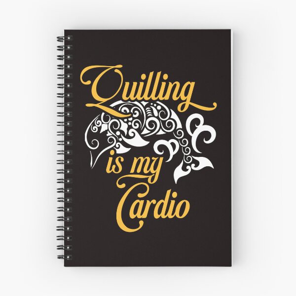 Item preview, Quilling Is My Cardio Paper Filigree Crafting Hobby Artist designed and sold by TomGiantDesigns.