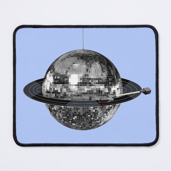 Item preview, Spinning Silver Discoball Record Planet designed and sold by Deborah Camp.