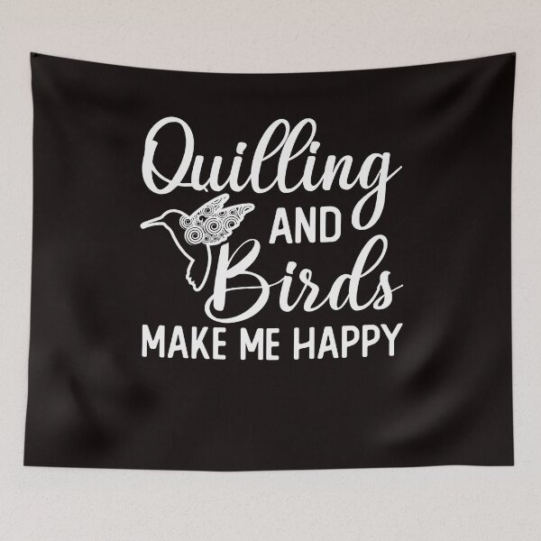 Item preview, Quililng Birds Make Happy Paper Filigree Crafting Hobby Art designed and sold by TomGiantDesigns.