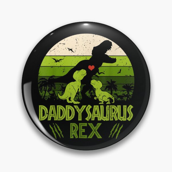 Artikelvorschau, Daddysaurus Rex 2 Kinder Sonnenuntergang Vatertag entworfen und verkauft von SarahRaaff.