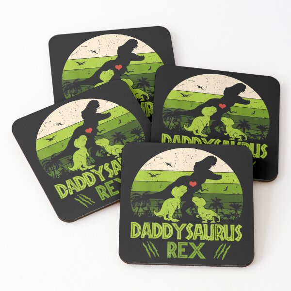 Item preview, Daddysaurus Rex 2 Kids Sunset Fathers Day designed and sold by SarahRaaff.