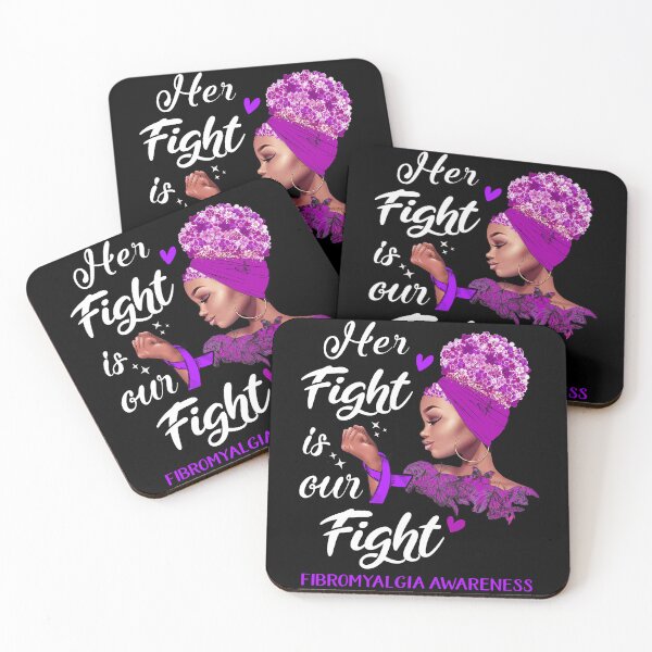 Item preview, Fibromyalgia Awareness - Her Fight is Our Fight designed and sold by RidnerStore.