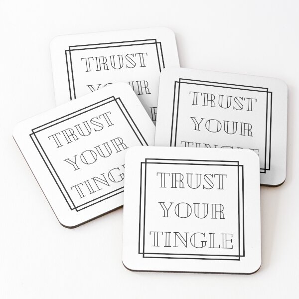 Item preview, Trust Your Tingle in Black designed and sold by AmeliaIsabel.
