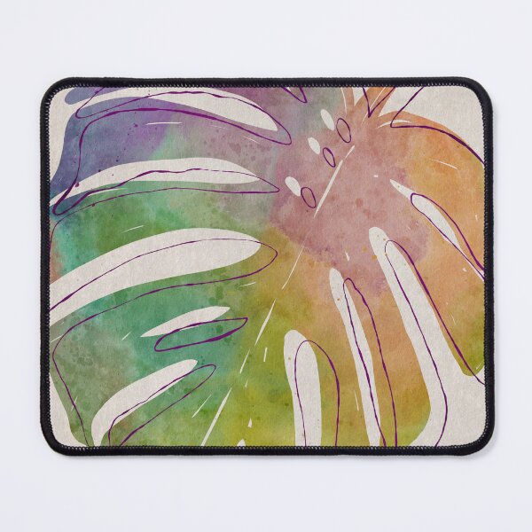 Item preview, Rainbow Monstera Leaf designed and sold by Pam Brisse.