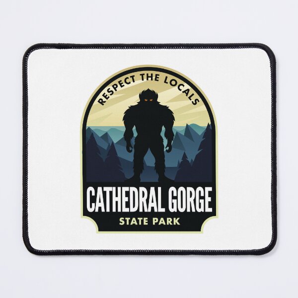 Item preview, Cathedral Gorge Nevada Bigfoot Sasquatch designed and sold by HalpinDesign.