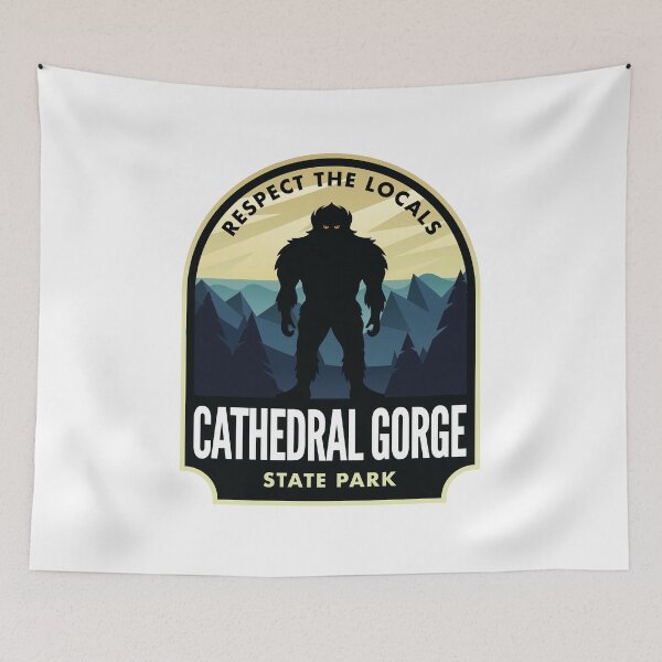 Item preview, Cathedral Gorge Nevada Bigfoot Sasquatch designed and sold by HalpinDesign.