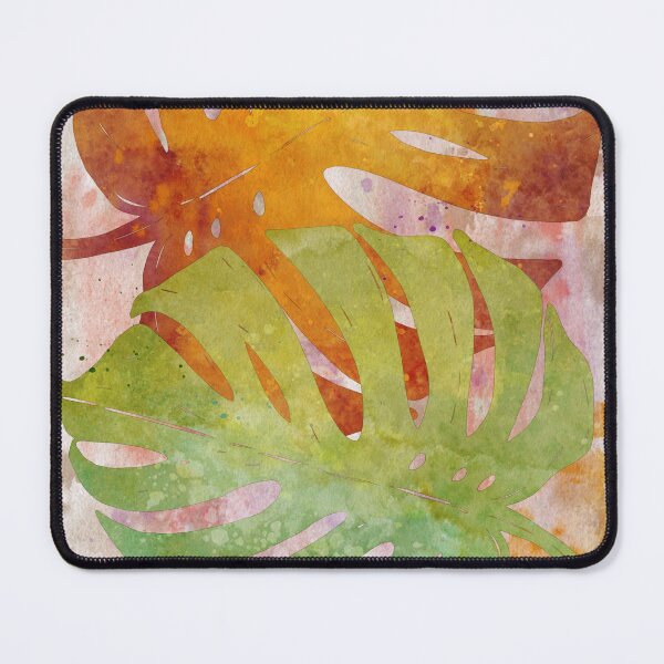 Item preview, Monstera Leaves in Gold and Green designed and sold by Pam Brisse.